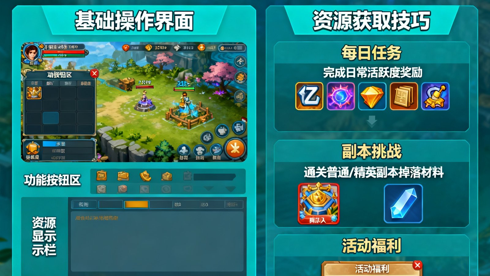 新手攻略：亿万28游戏基础操作界面与资源获取技巧